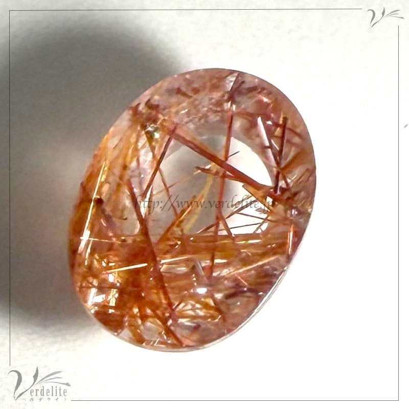 ルチルクォーツ レッド・ルチル・クォーツ 3.10ct Z568 | Verdelite（ベルデライト)