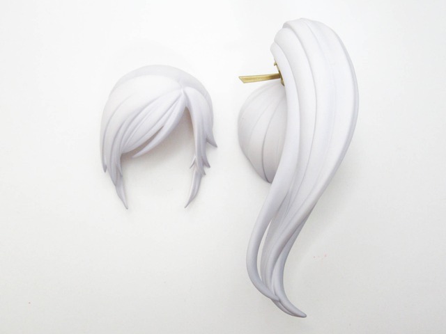 再入荷【1556】 葉英 髪パーツ ポニーテール　ねんどろいど