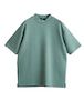 Mock Neck Smooth T-shirts　Green
