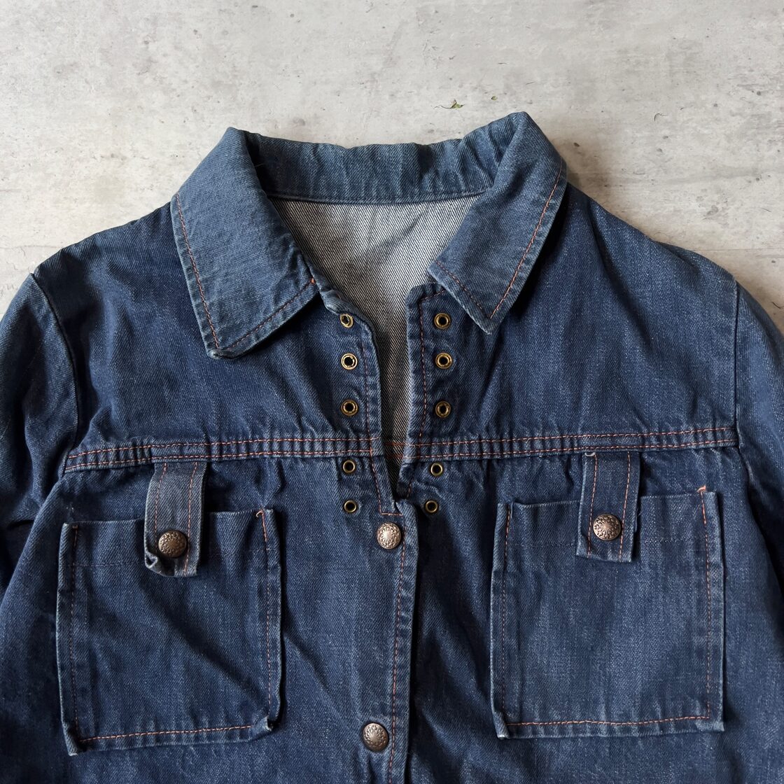 60s-70s ストア系 western denim jacket 60年代 70年代 デニム 