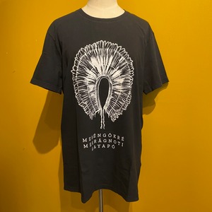 カヤポ族のTシャツ 【Cocar (preta)】