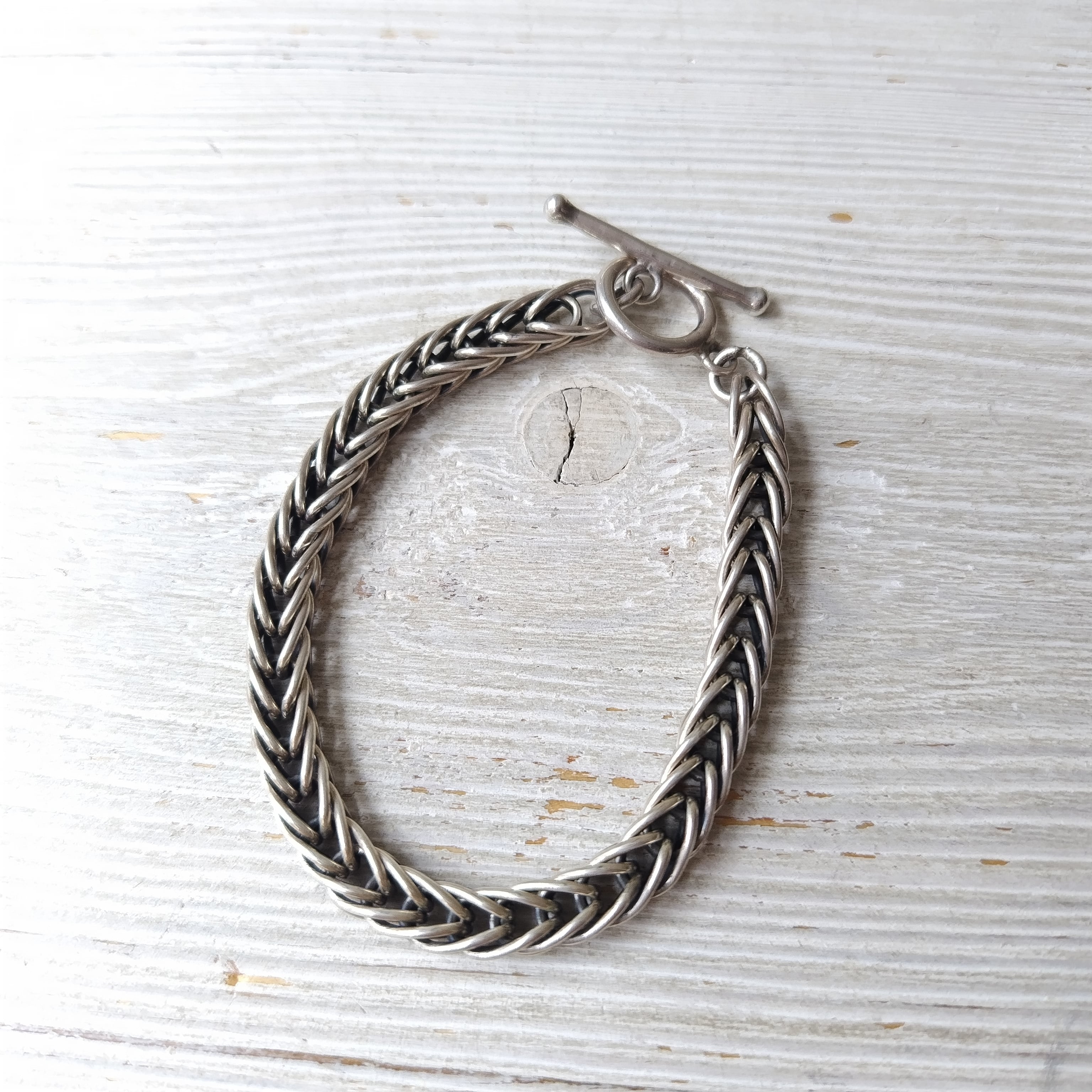 ナバホ Steve Arviso シルバー マネーチェーンブレスレット ナバホ Steve Arviso シルバー マネーチェーンブレスレット