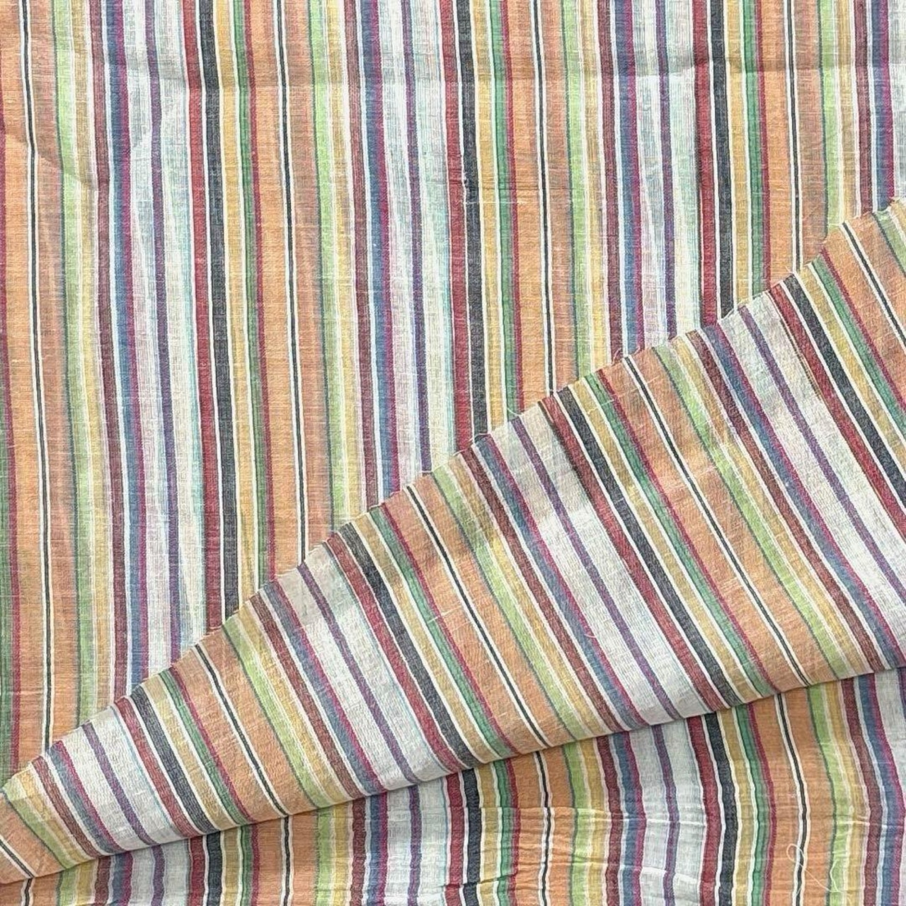 PG308◆2.9m◆M◆ラスト2点‼◆インド綿100%生地◆変則ストライプ