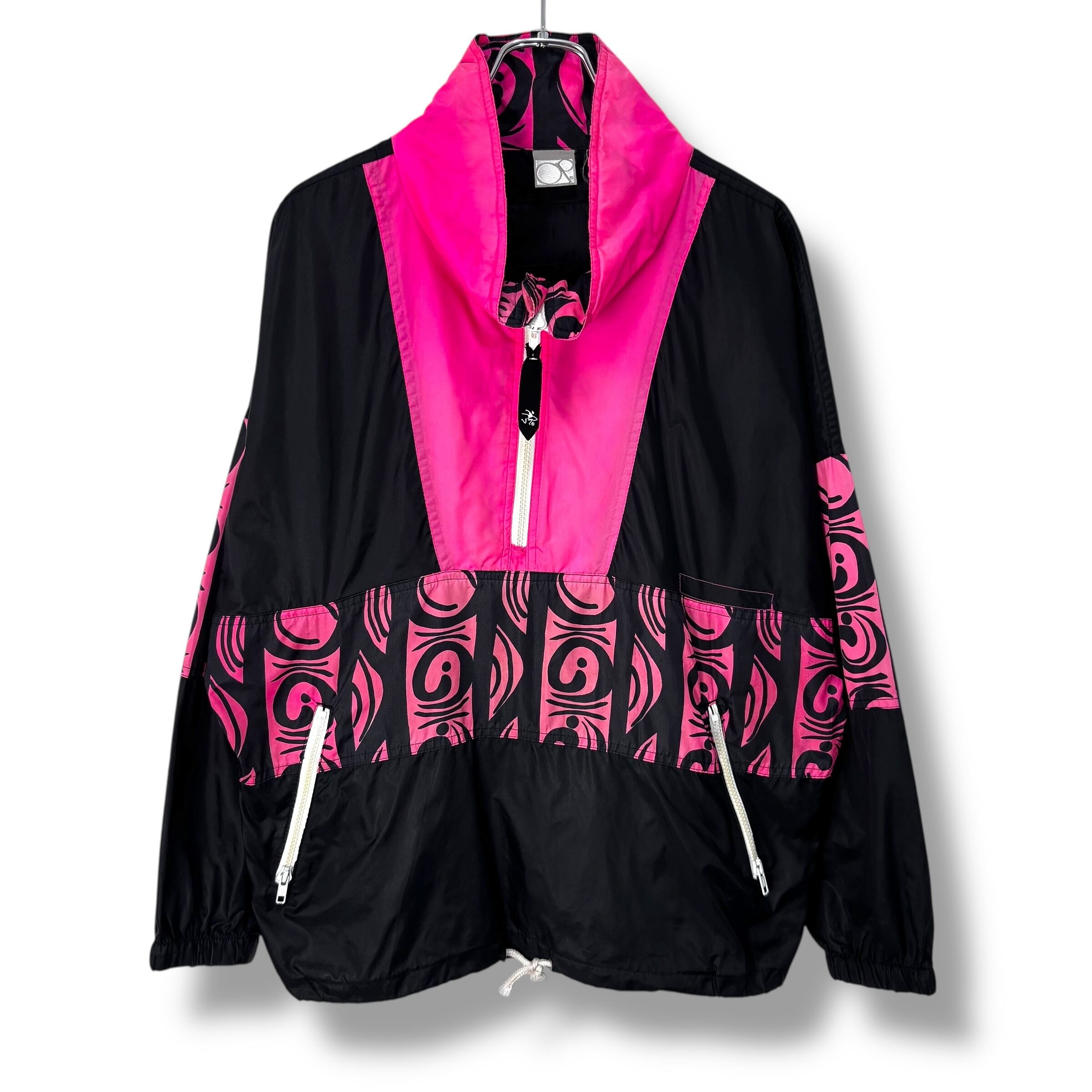 常田大希さん着用】アディダス ナイロンジャケット 刺繡ロゴ 万国旗