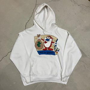 ④1990'S OLD REN&STIMPY SWEAT PARKA L