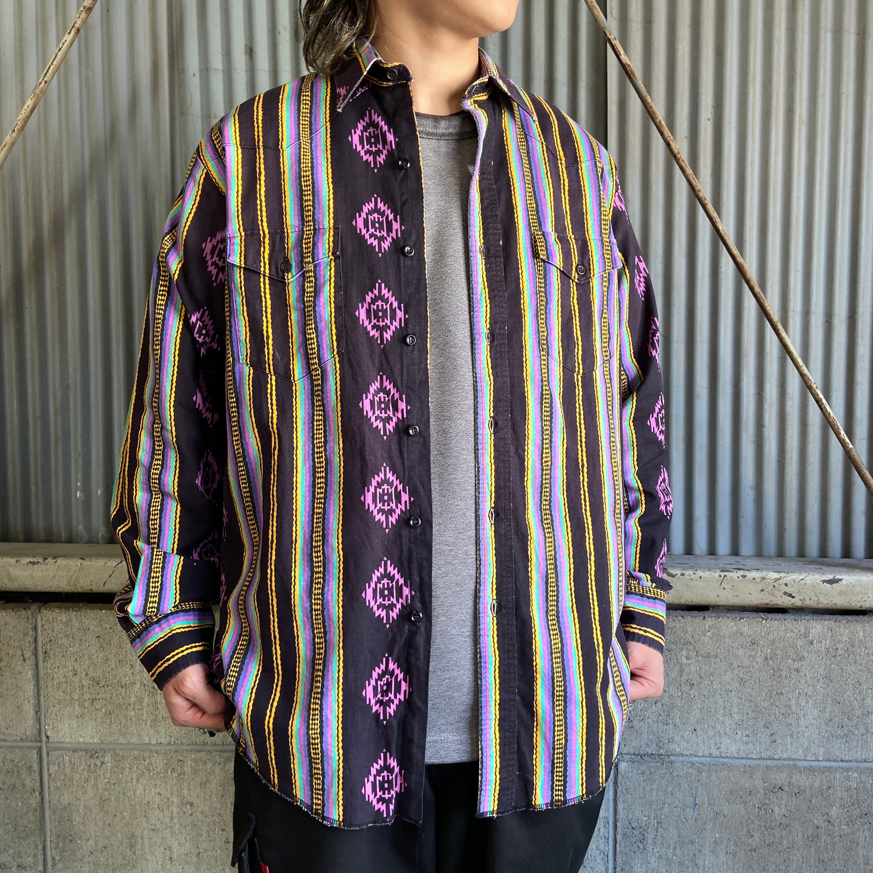 60s Vintage AZTEC   ヴィンテージ アロハシャツ