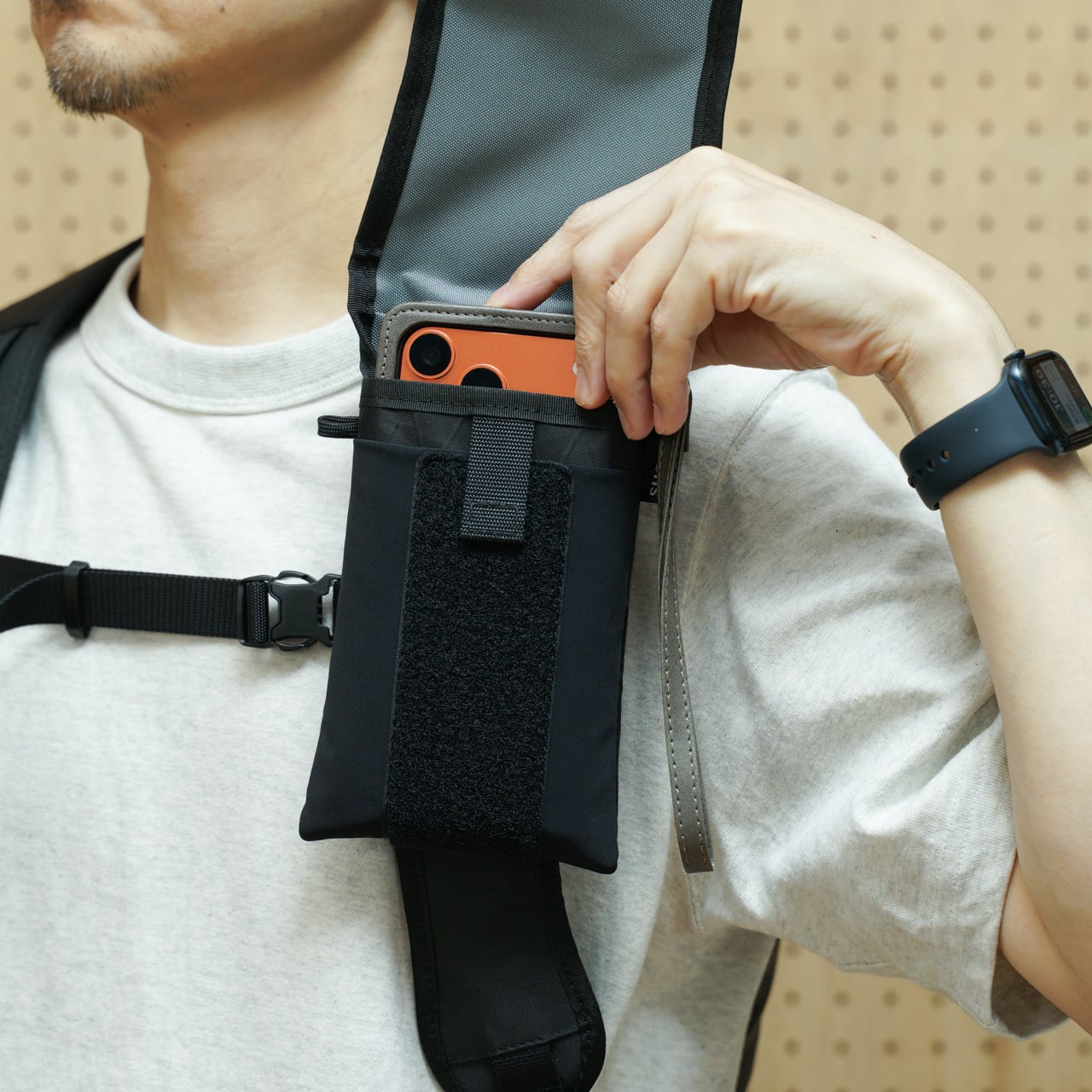 iPhone - shuさん専用！ SHOONIE スマホポーチ プラス XL X-Pac 大型 バックパック ショルダー