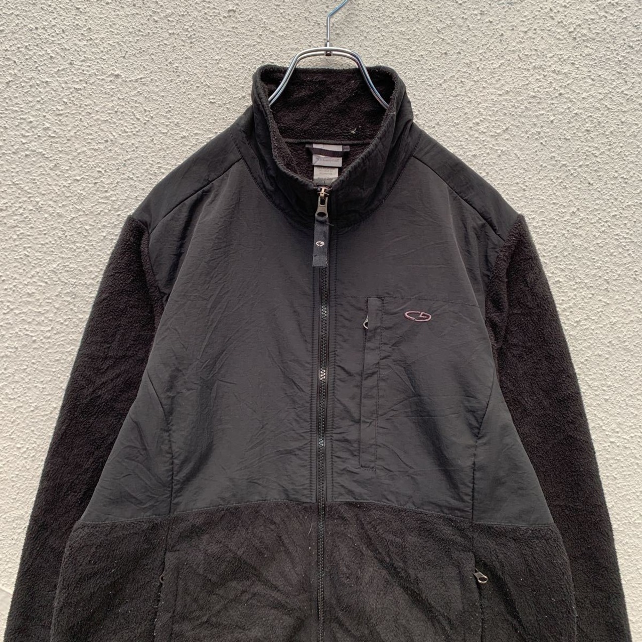 CG by Champion ジップアップ フリース ナイロン ジャケット L 