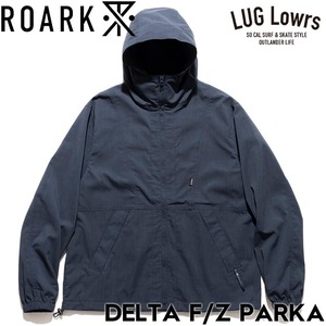 ROARK ロアーク DELTA F/Z PARKA ジャケット メンズ ナイロンジャケット ウインドブレーカー RJJPD1200-SBL 26SP 日本代理店正規品