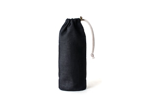 Kinchaku Daily 水筒/ペットボトル用 リネンキャンバス ブラック