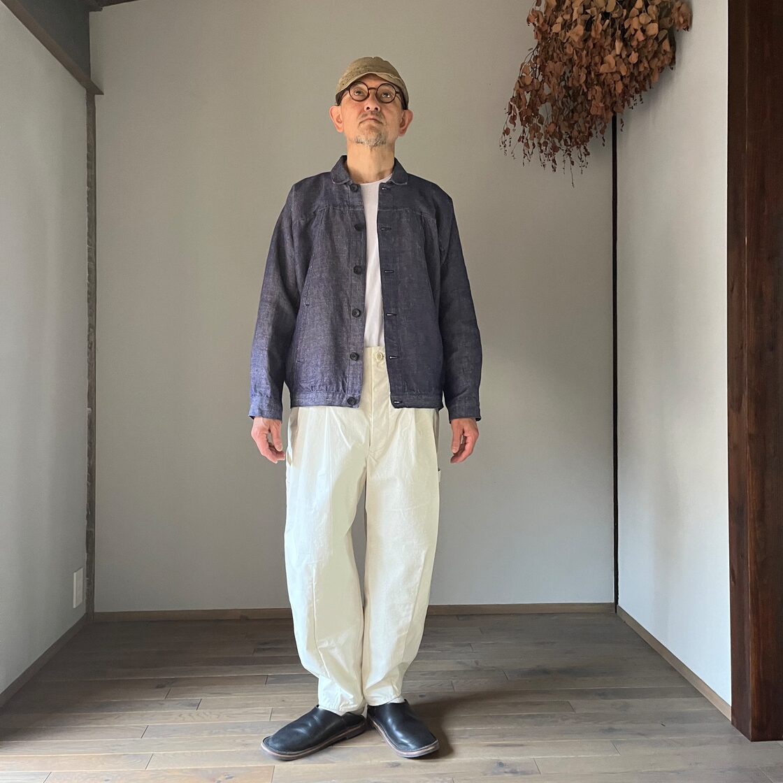 MITTAN JK-49 大麻デニムジャケット 紺 | Pay ID