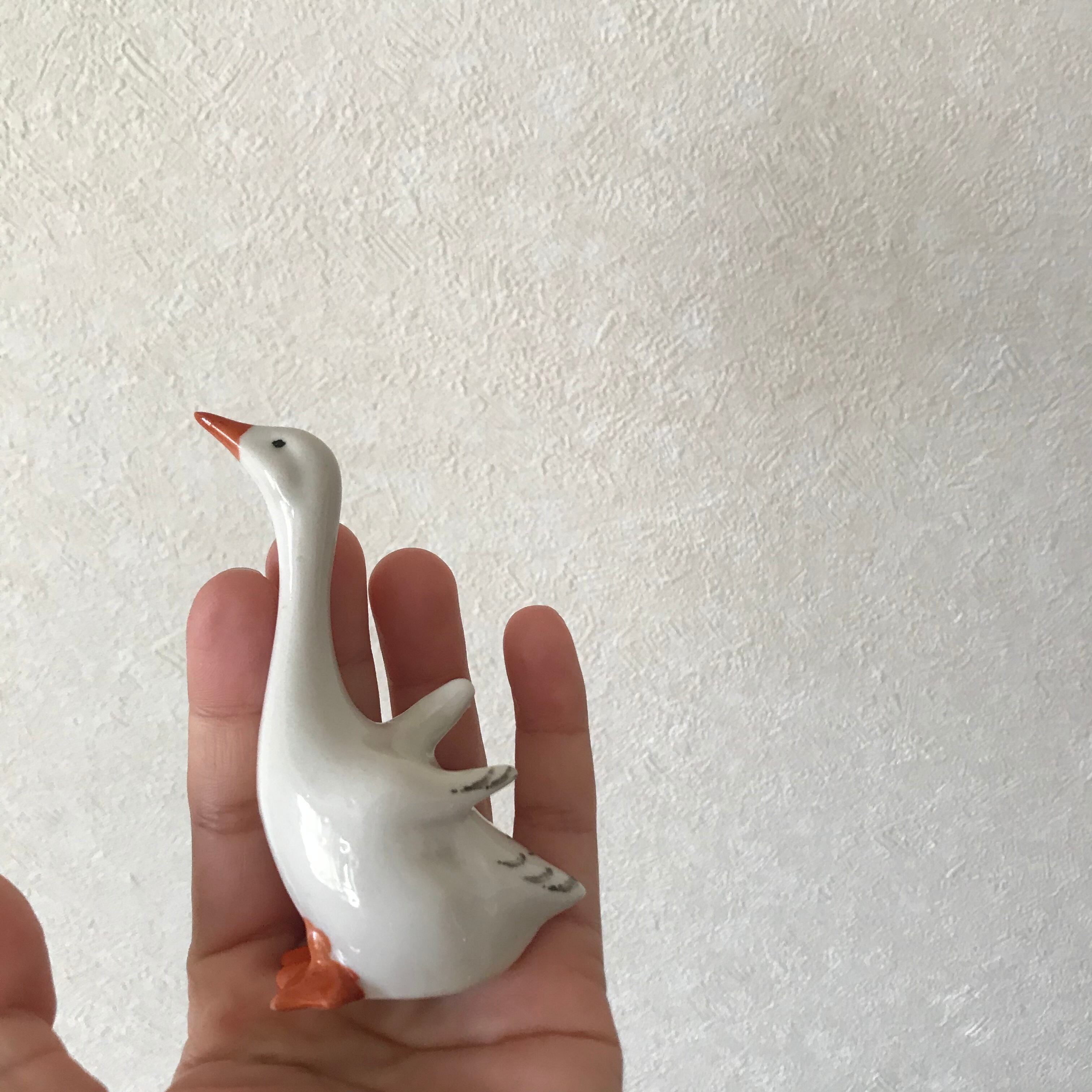 スウェーデンの白鳥の置物(大)