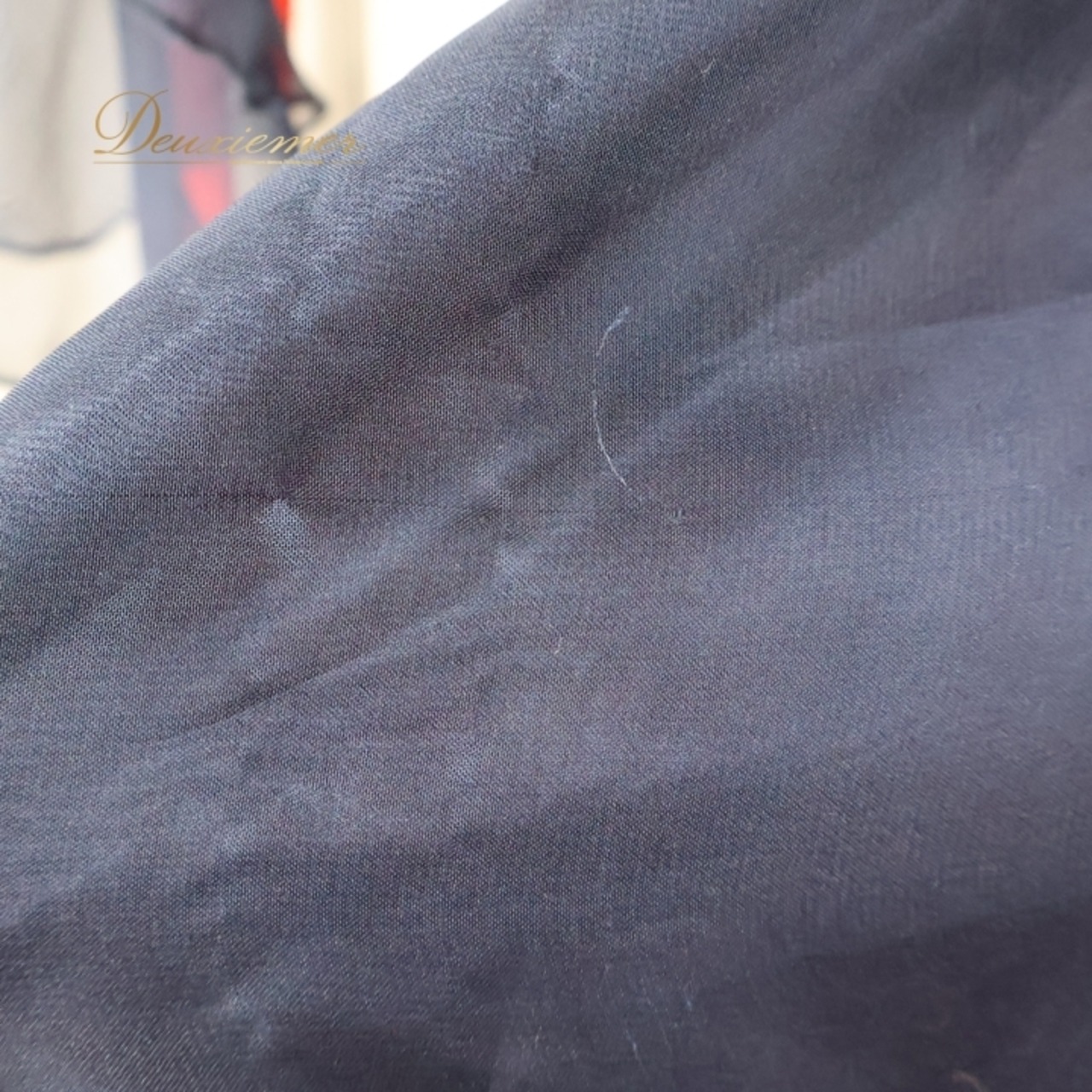 社交ダンス 衣装 スタンダード ドレス スタンダードドレス 紺色 NANAKA ナナカ 赤 羽 フリル デモ 競技 ダンス パーティ 発表会 ネイビー系 レッド系 クロッチ ゴージャス 競技用ドレス 発表会用 衣装オーダー デモ用ドレス