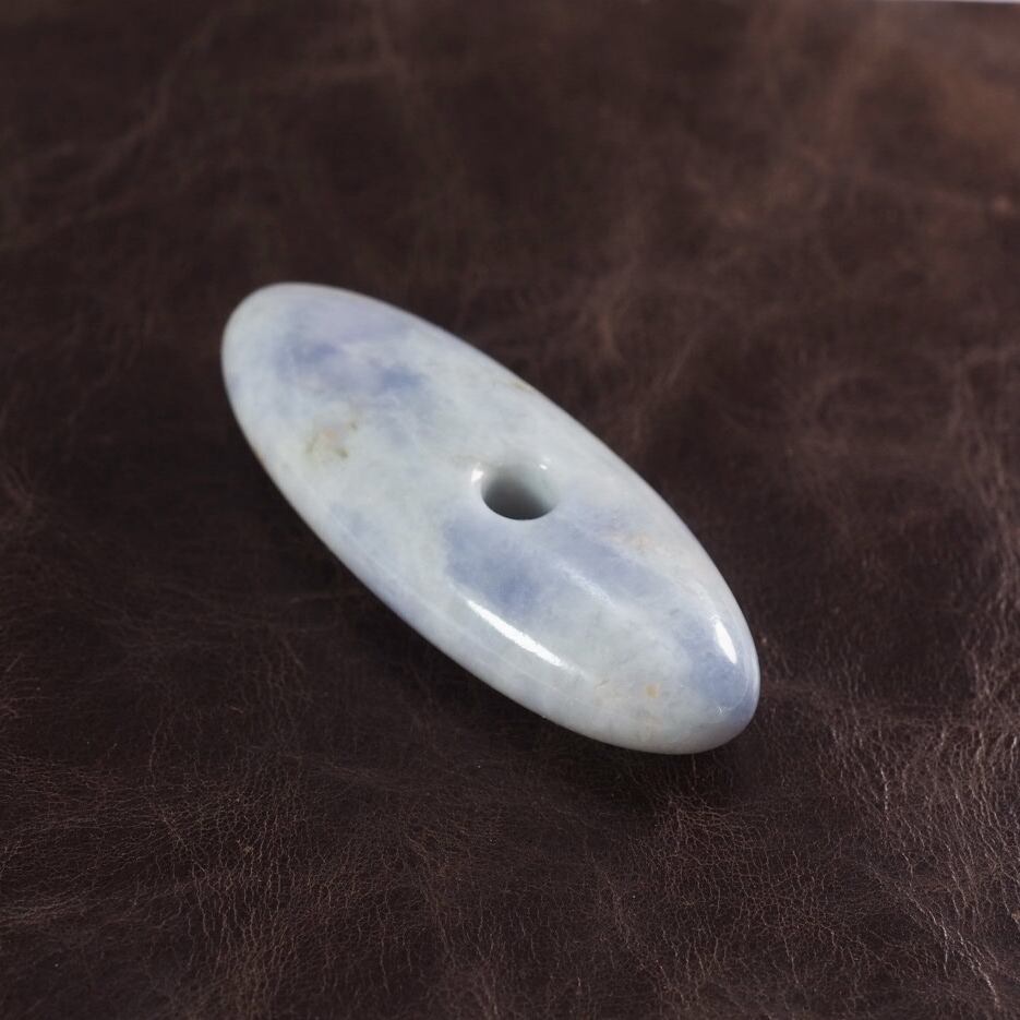 糸魚川翡翠 大珠 青海 ラベンダー 58mm Lavender jadeite Taishu