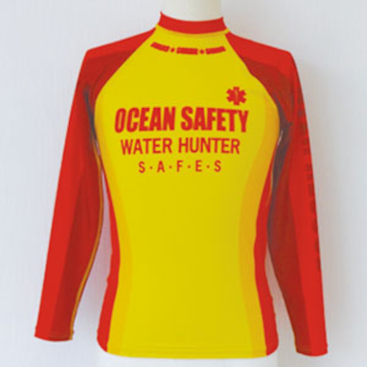 GUARD ガード メンズ水着 超撥水 ラッシュガード 長袖  [ocean safety] （イエロー、レッド２色展開） 146-770013