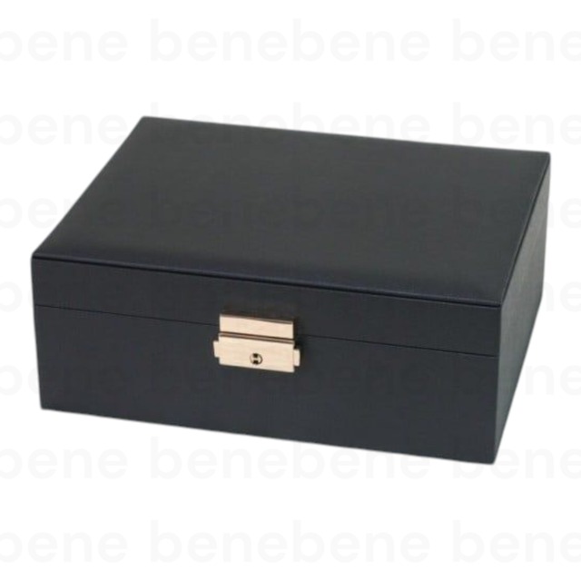 宝石箱 ：1段ﾀｲﾌﾟ ﾌﾞﾗｯｸ 206 × 162 × 81mm