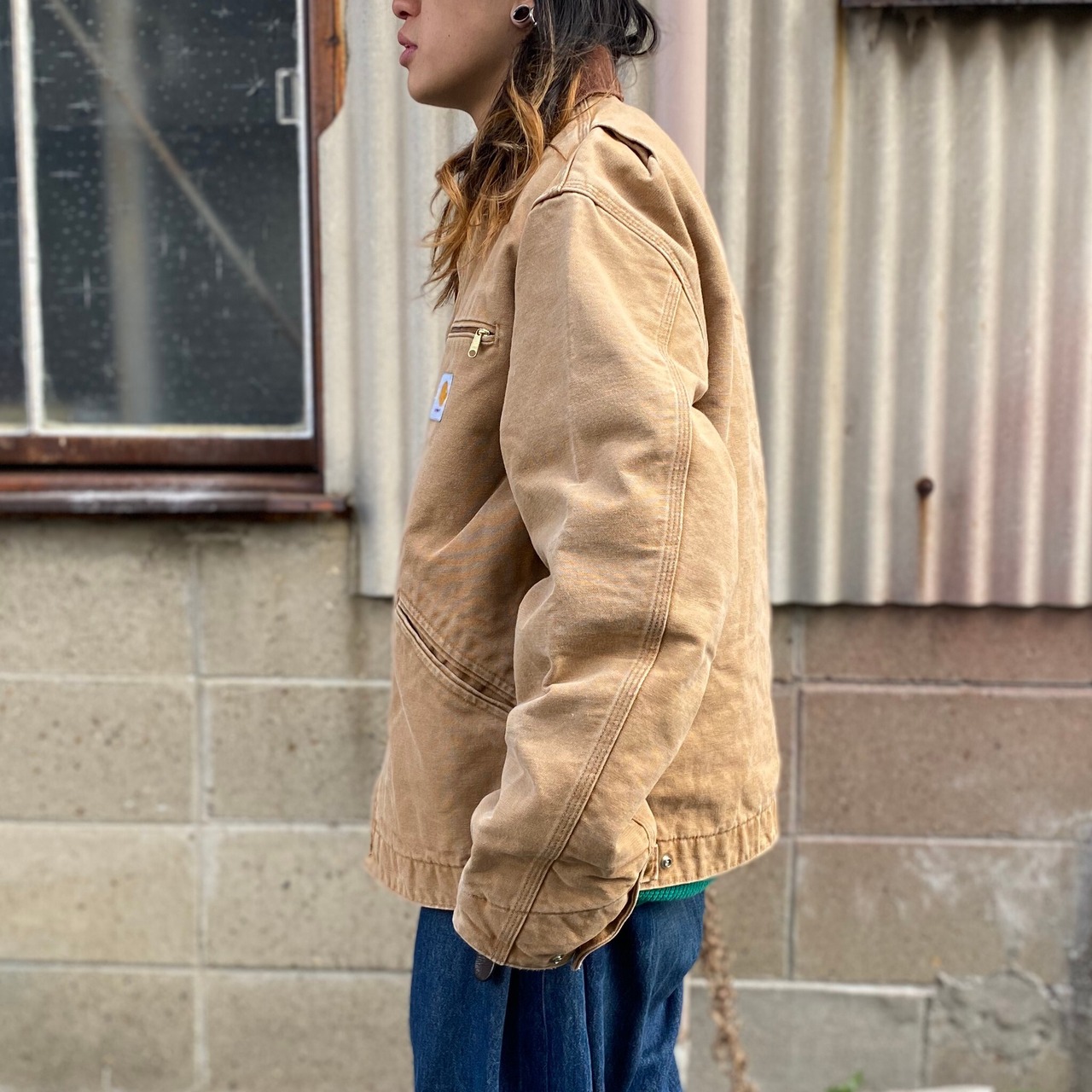 80年代 ビンテージ USA製 Carhartt カーハート デトロイトジャケット  