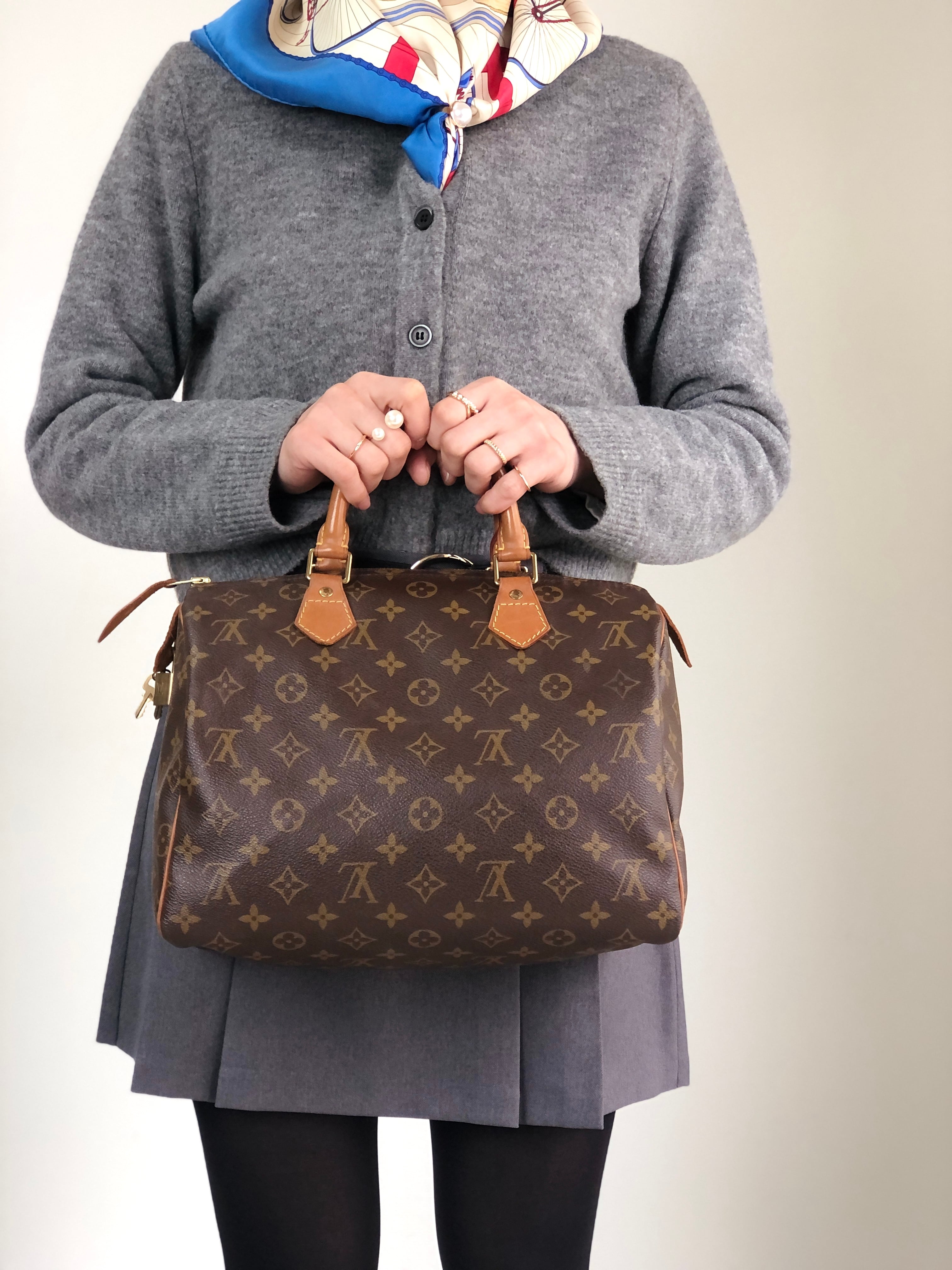LOUIS VUITTON ルイヴィトン スピーディ30 モノグラム ハンドバッグ