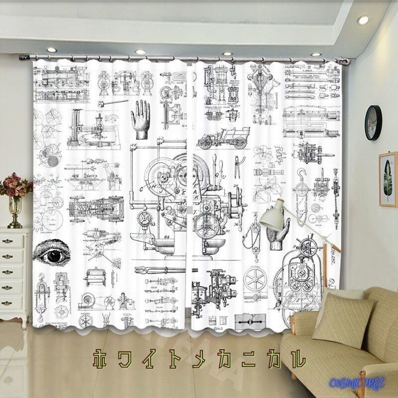 受注生産】ヴィンテージ ビンテージ アンティーク 柄 メカニカル 機械