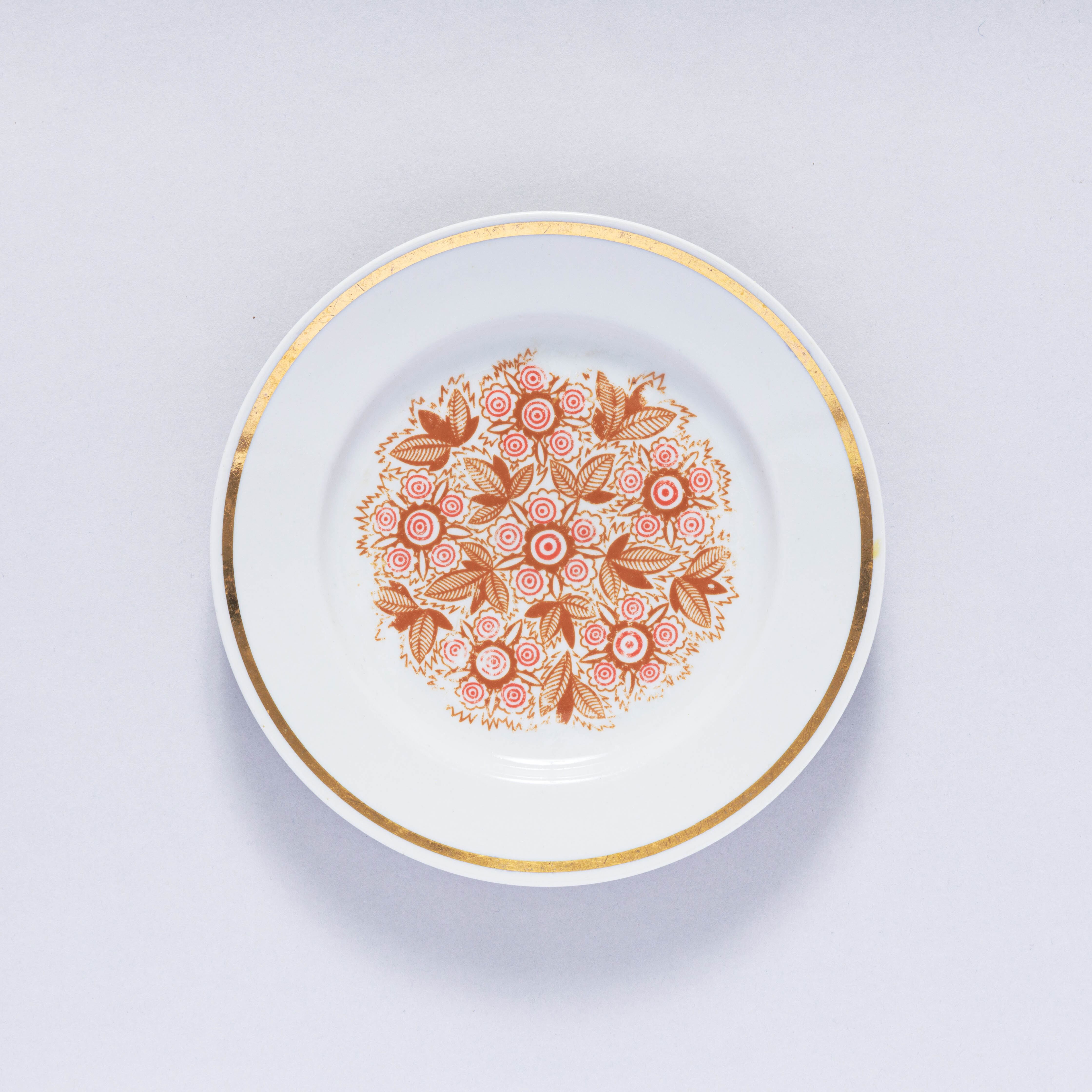 ヴィンテージ皿 プロレターリ磁器工場 旧ソ連 0019