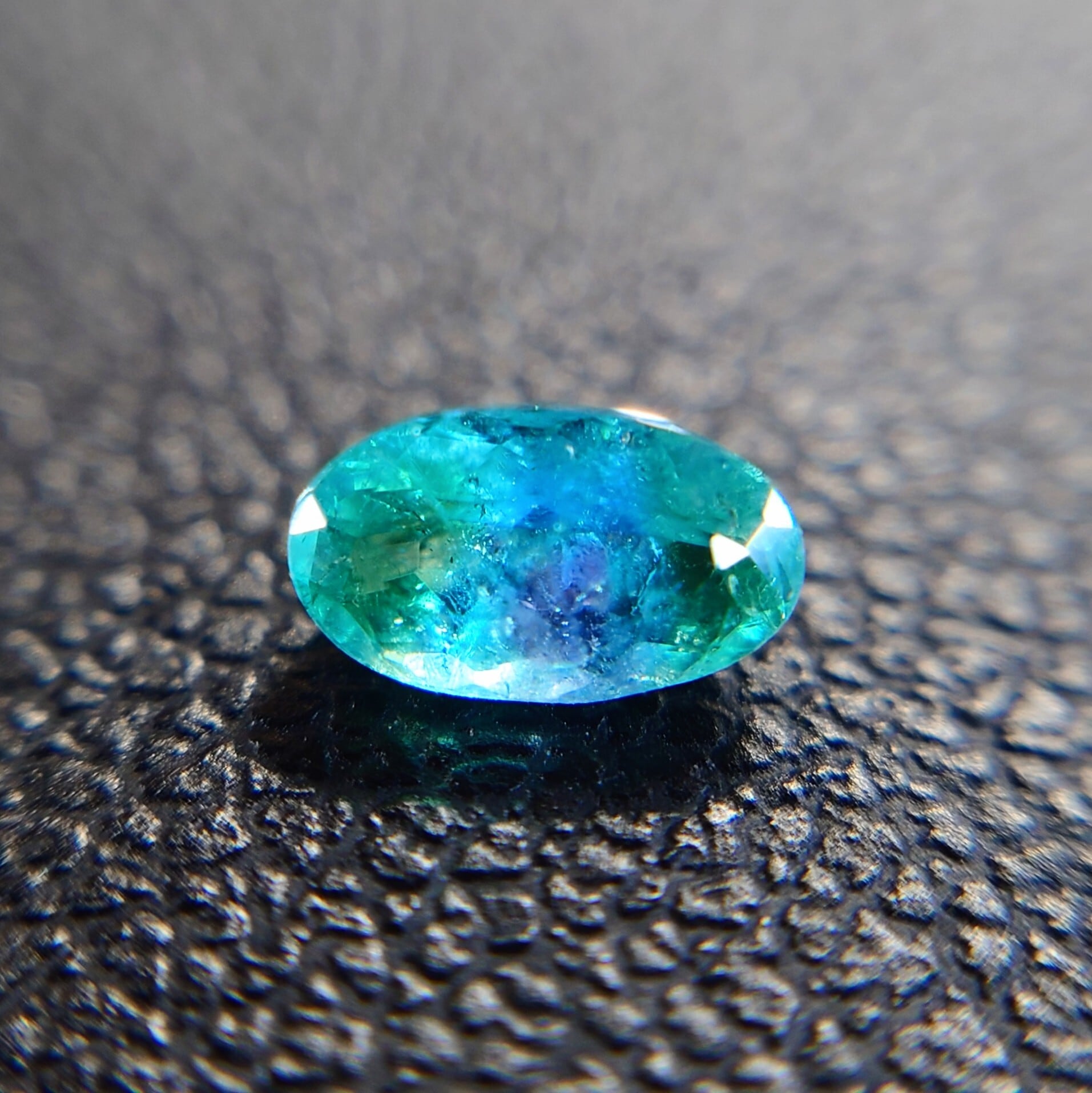 極希少 Paraiba Tourmaline parti-colored 0.25ct No Heat Brazil GIA