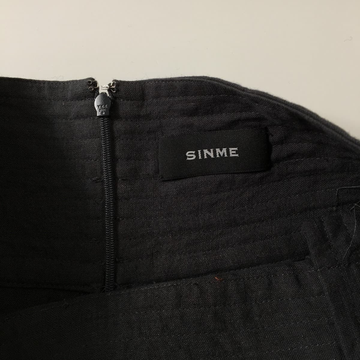 定価4.1万 SINME シンメ ホルターネックオーバーオール リネン ワイド 