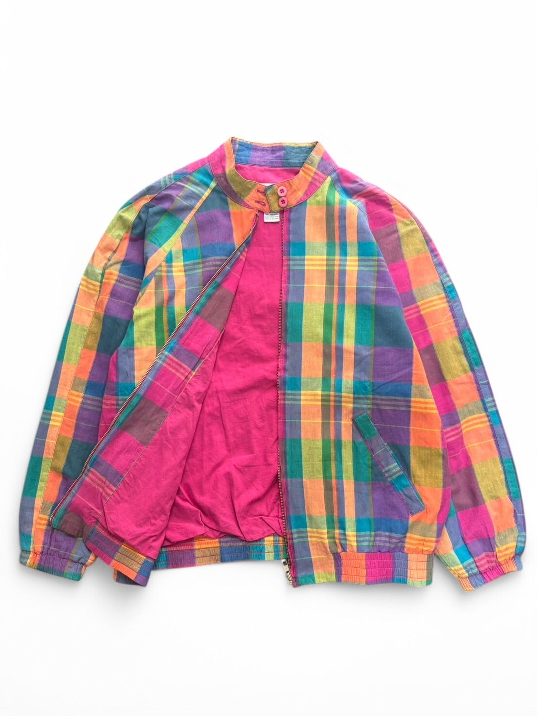 90's マドラスチェック スイングトップ