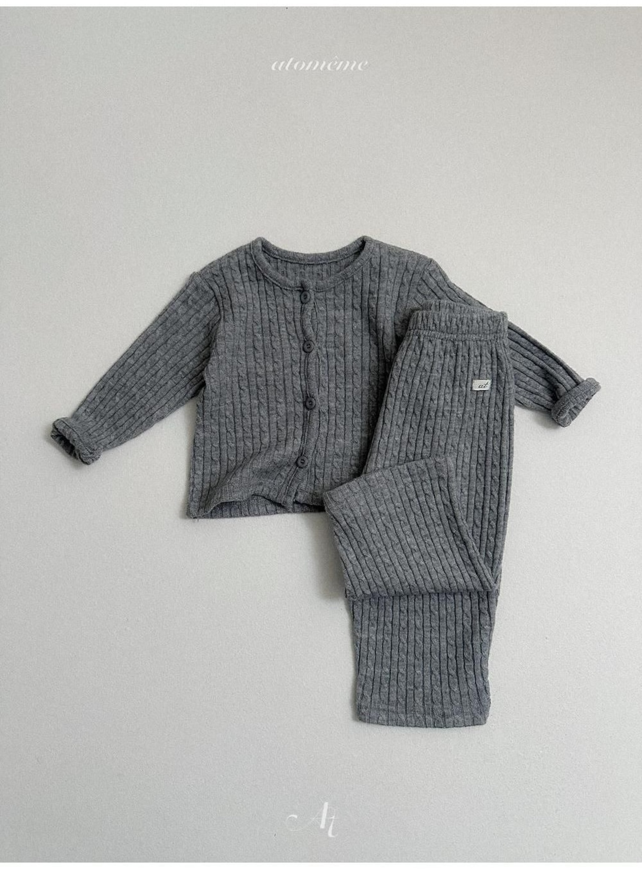 〖取寄〗韓国子供服 / 26winter / atomeme / ヘイブニットカーディガン / キッズ *S~XL*