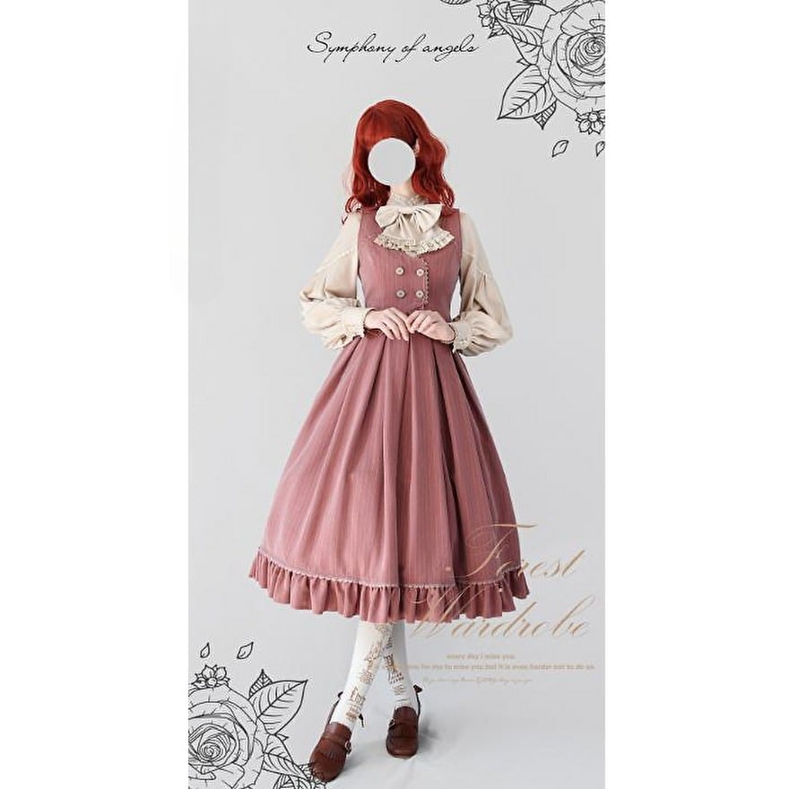 ゴスロリ通販 With U クラロリ ベスト ピンストライプ クラシカル