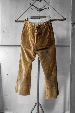 60'S "FRENCH WORK" Corduroy Trousers