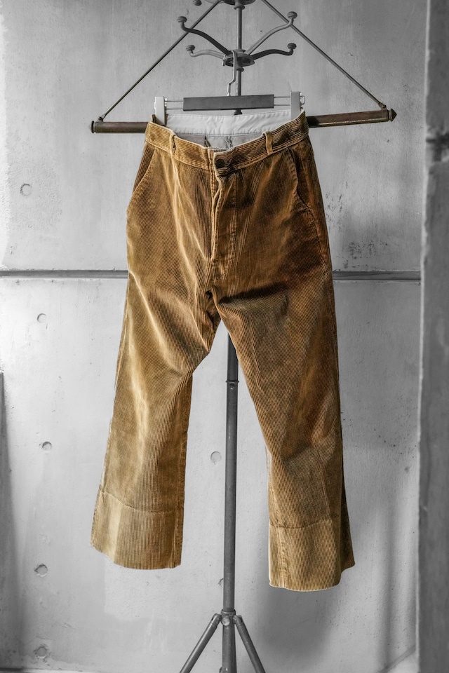 60'S "FRENCH WORK" Corduroy Trousers
