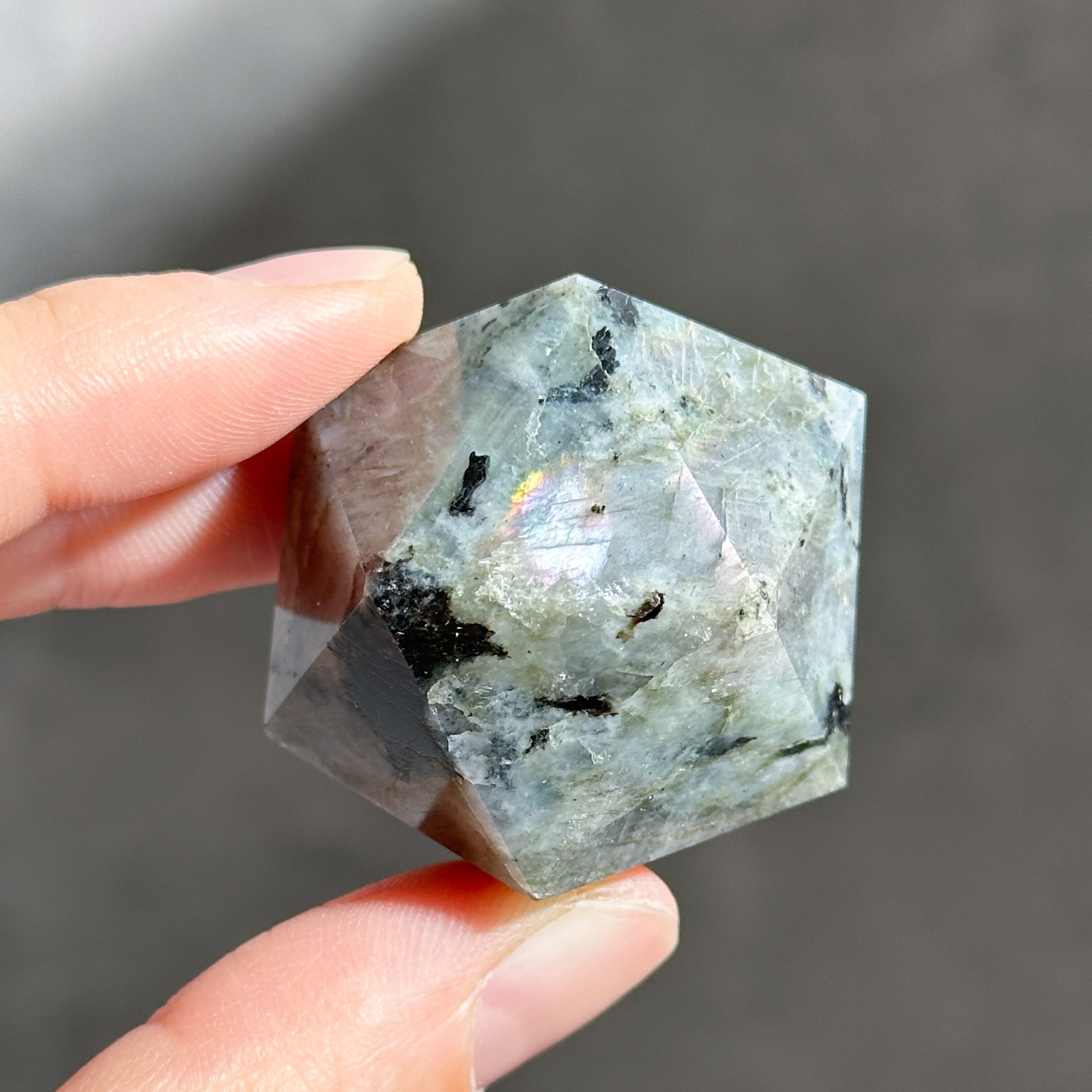 ラブラドライト 正二十面体 01◇ Labradorite ◇天然石・鉱物