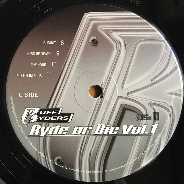 RUFF RYDERS / RYDE OR DIE VOL.1 PASSTIME RECORDS / パスタイム レコード