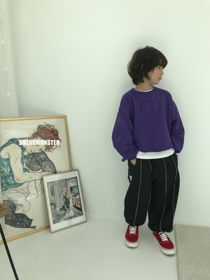 【ドレスモンスター DRESS MONSTER】 ダブルライン起毛２WAYパンツ 120〜160cm【231108dm】