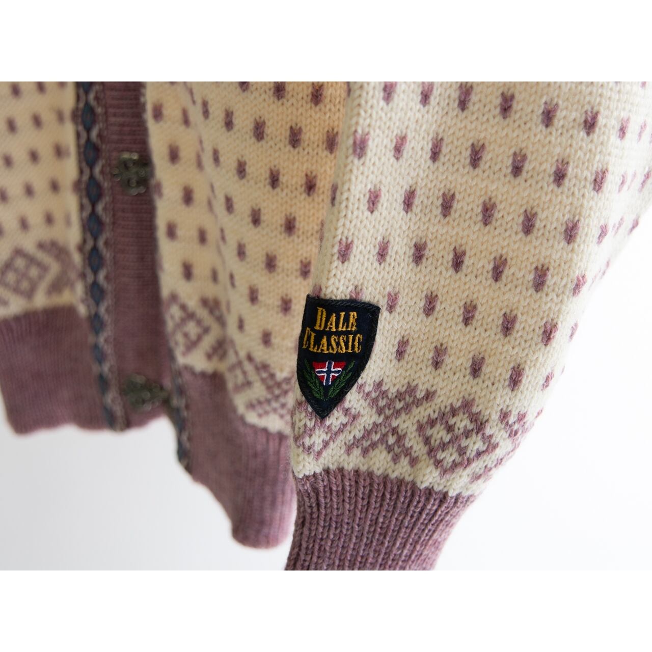 【DALE of NORWAY】100% Wool Nordic Cardigan(ダーレオブノルウェー ウールノルディックニットカーディガン セーター)