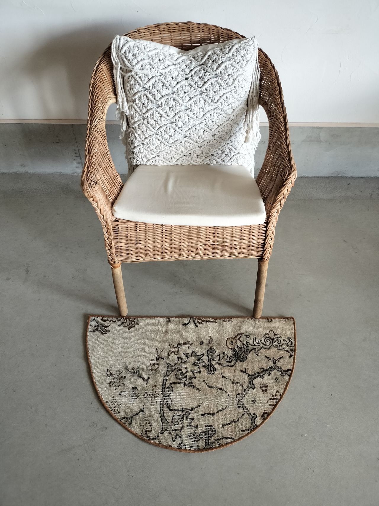 Turkish small rug 75✕45cm No.520