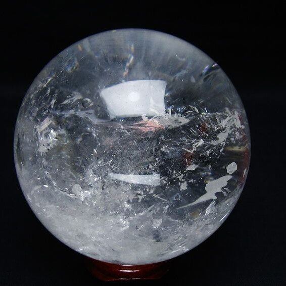 水晶 丸玉 81mm スフィア 置物 水晶玉 一点物 151-8987