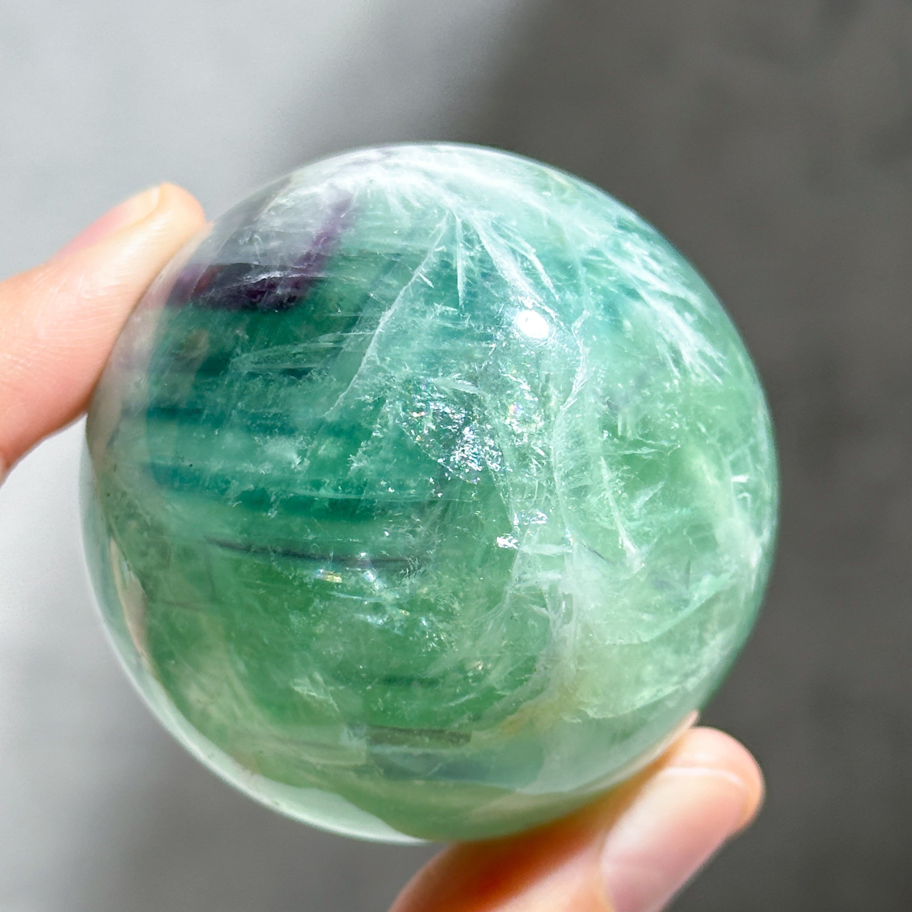 エンジェルフェザーフローライト スフィア02◇ Angel Feather Fluorite