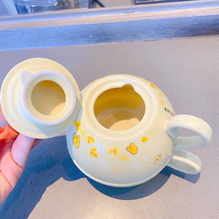 ティーポットセット!金木犀 花 ケトル マグカップ タンブラー ティーポットセット!金木犀 花 ケトル マグカップ タンブラー