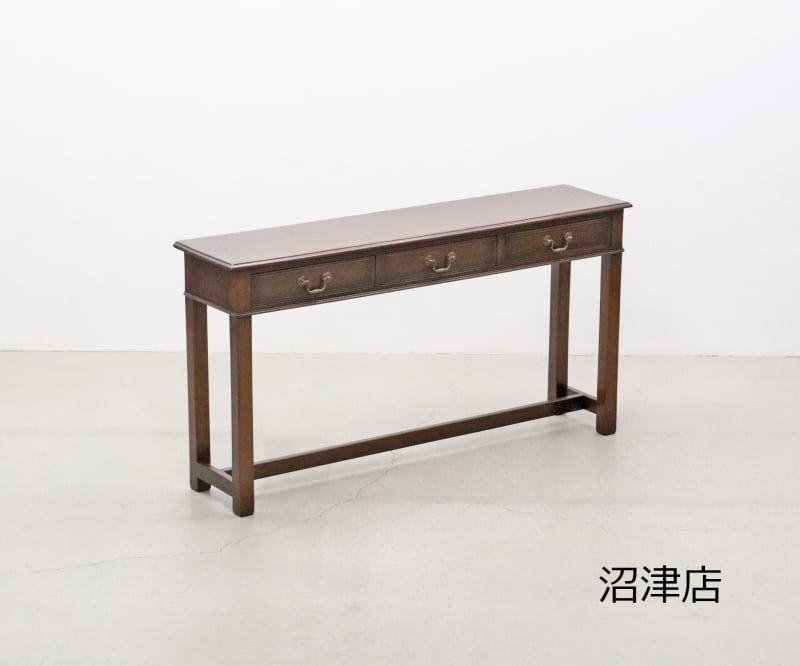 【沼津店】クラシカル コンソール サイドテーブル デスク 展示台 飾り台 サイドボード RET26254