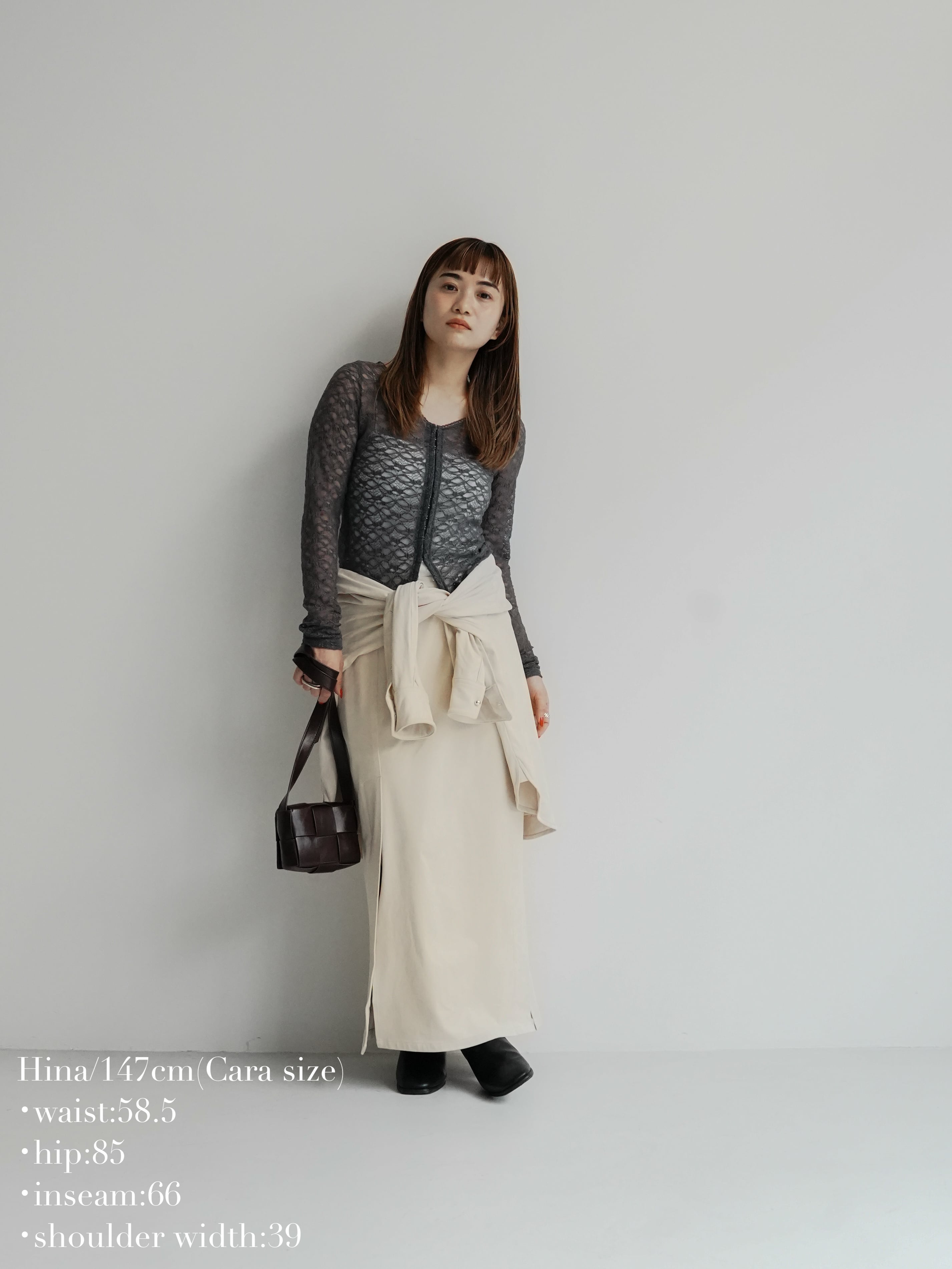random slit suede skirt | Katrin TOKYO