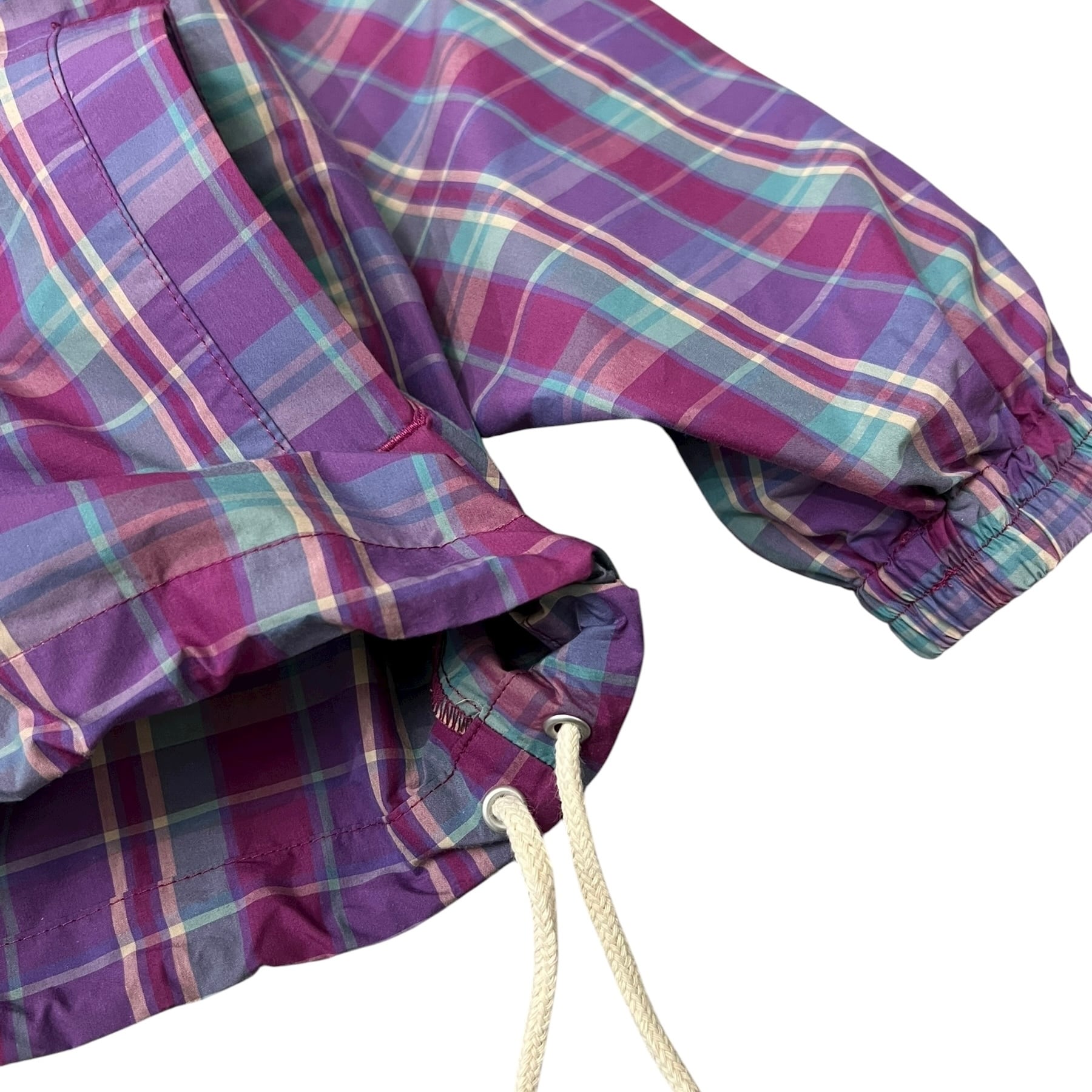 PORTANCE / STAY DRY ANORAK PURPLE CHK | THE NEWAGE CLUB