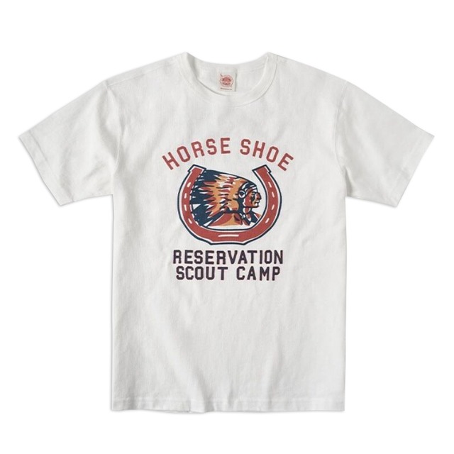 Horseshoe & indian head print t-shirt 00429