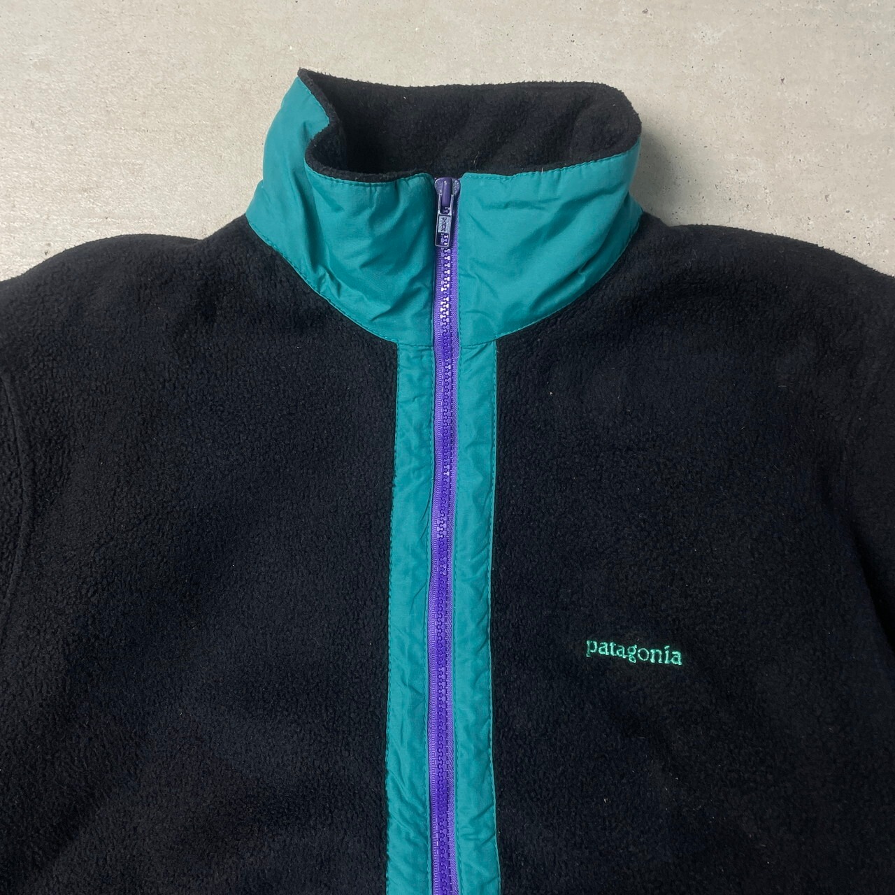 88年製 80年代 USA製 Patagonia パタゴニア ハーフジップ フリースプル 