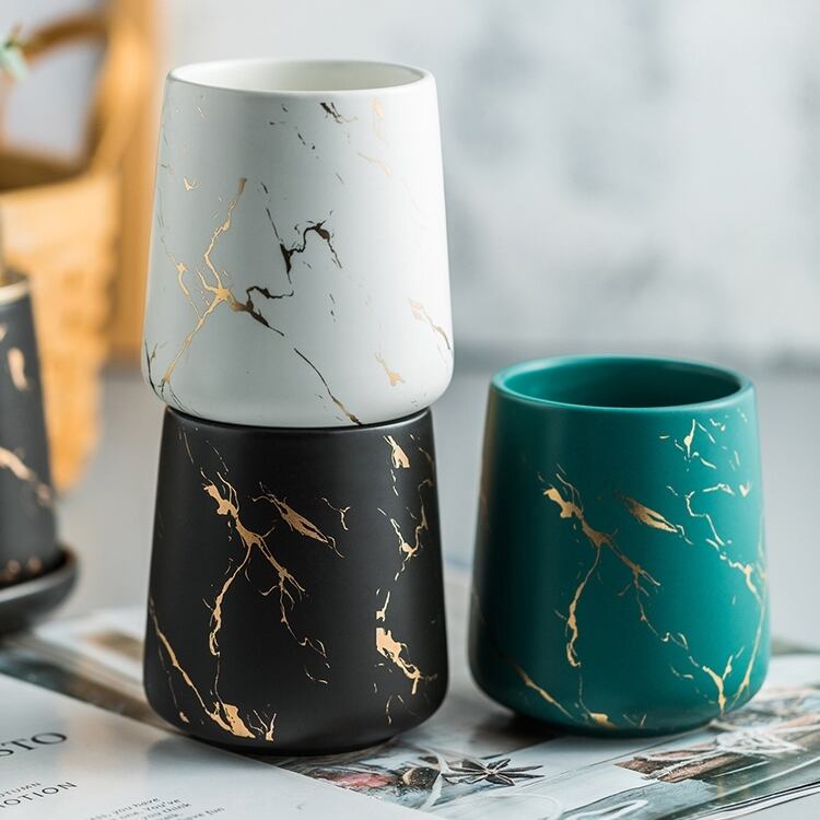 マウスウォッシュカップ 大理石 北欧