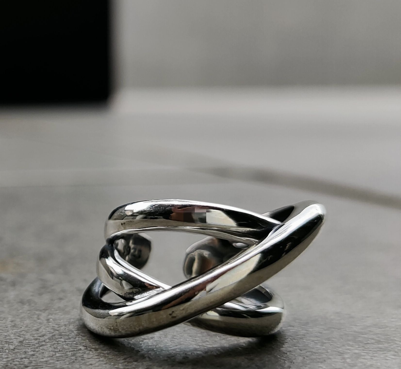 silver925トリニティーシルバーリング Trinity ring 925刻印インポート