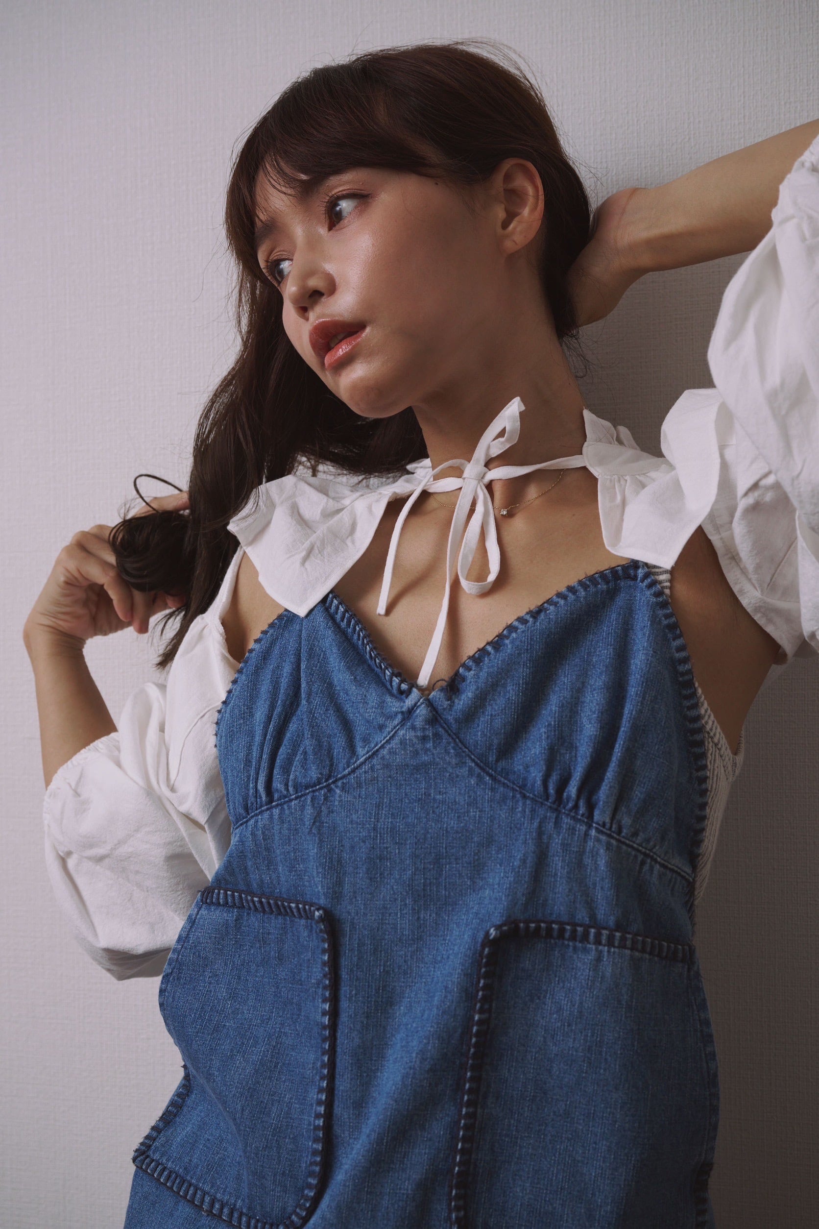 Holder blouse/white | papier.official