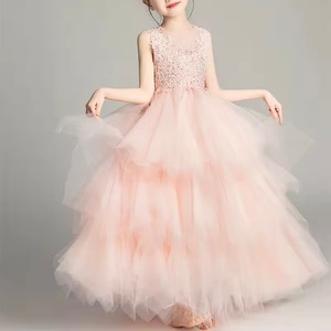 【キッズドレス】花と雪の妖精ドレス