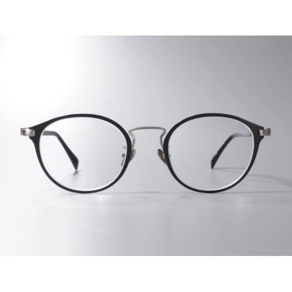Yohji Yamamoto ツーブリッジ丸メガネ 19-0027-1 メンズ