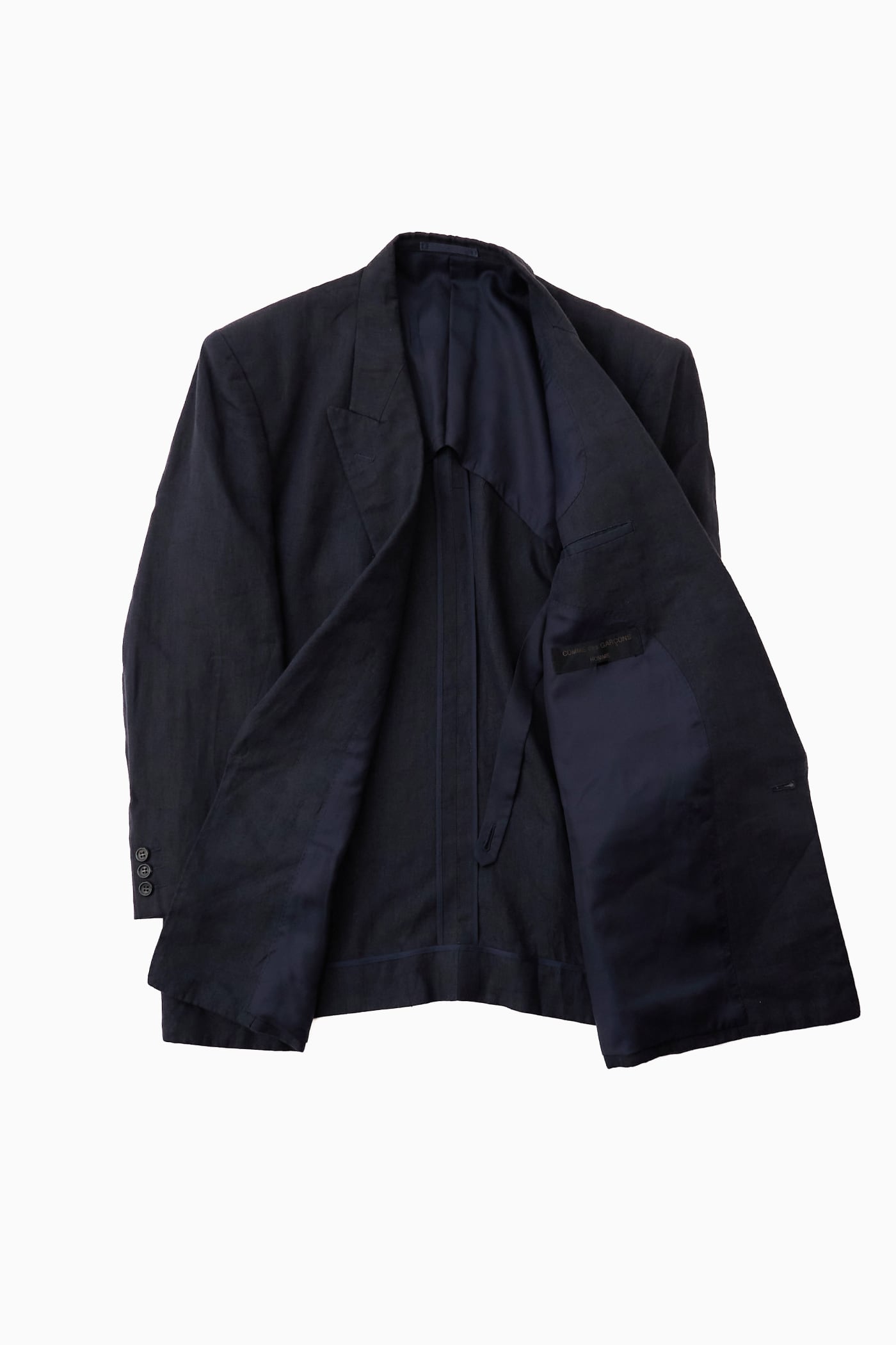 COMME des GARCONS HOMME 田中オム ダブル ジャケット S AD1990 田中オム初期】 COMME des GARCONS HOMME DOUBLE-BREASTED